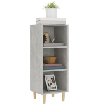 Credenza Grigio Cemento 34,5x32,5x90 cm in Legno Multistrato