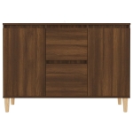 Credenza Rovere Marrone 103,5x35x70 cm in Legno Ingegnerizzato