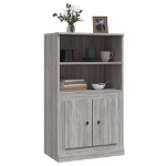 Credenza Grigio Sonoma 60x35,5x103,5 cm in Legno Multistrato