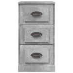 Credenza Grigio Cemento 36x35,5x67,5 cm in Legno Multistrato