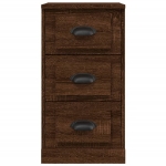 Credenza Rovere Marrone 36x35,5x67,5 cm in Legno Multistrato