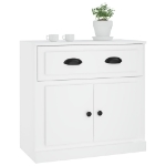 Credenza Bianca 70x35,5x67,5 cm in Legno Multistrato