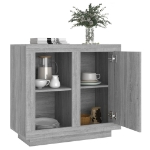 Credenza Grigio Sonoma 80x40x75 cm