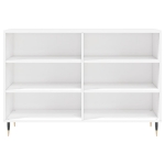 Credenza Bianca 103,5x35x70 cm in Legno Multistrato