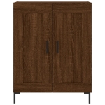 Credenza Rovere Marrone 69,5x34x90 cm in Legno Multistrato