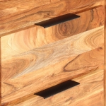 Credenza 59x33x75 cm in Legno Massello di Acacia