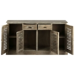 Credenza  in Legno Massello di Mindi 145x32,5x77cm