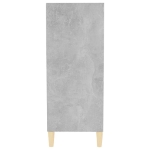 Credenza Grigio Cemento 57x35x90 cm in Truciolato