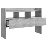 Credenza Grigio Cemento 105x30x70 cm in Truciolato