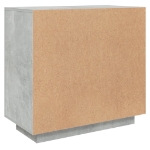 Credenza Grigio Cemento 80x40x75 cm in Legno Compensato