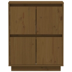 Credenza Marrone Miele 60x34x75 cm in Legno Massello di Pino
