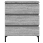 Credenza Grigio Sonoma 60x35x69 cm in Legno Multistrato