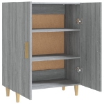 Credenza Grigio Sonoma 70x34x90 cm in Legno Multistrato