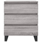 Credenza Grigio Sonoma 60x35x70 cm in Legno Multistrato