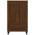 Credenza Rovere Marrone 69,5x31x115 cm in Legno Multistrato