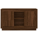 Credenza Rovere Marrone 102x35x60 cm in Legno Multistrato