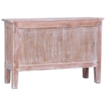 Credenza con 2 Cassetti 90x30x60 cm in Legno Massello di Mogano