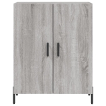 Credenza Grigio Sonoma 69,5x34x90 cm in Legno Multistrato