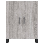 Credenza Grigio Sonoma 69,5x34x90 cm in Legno Multistrato