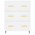 Credenza Bianca 69,5x34x90 cm in Legno Multistrato