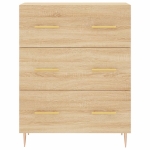 Credenza Rovere Sonoma 69,5x34x90 cm in Legno Multistrato