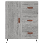 Credenza Grigio Sonoma 69,5x34x90 cm in Legno Multistrato