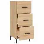 Credenza Rovere Sonoma 34,5x34x90 cm in Legno Multistrato