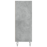 Credenza Grigio Cemento 34,5x32,5x90 cm in Legno Multistrato