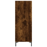 Credenza Rovere Fumo 34,5x32,5x90 cm in Legno Multistrato