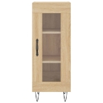Credenza Rovere Sonoma 34,5x34x90 cm in Legno Multistrato