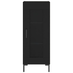 Credenza Nero 34,5x34x90 cm in Legno Multistrato
