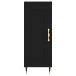 Credenza Nero 34,5x34x90 cm in Legno Multistrato