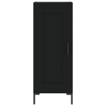 Credenza Nero 34,5x34x90 cm in Legno Multistrato