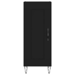 Credenza Nero 34,5x34x90 cm in Legno Multistrato
