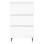 Credenza Bianca 40x35x70 cm in Legno Multistrato