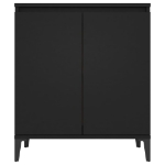 Credenza Nera 60x35x70 cm in Truciolato