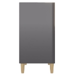 Credenza Grigio Lucido 57x35x70 cm in Truciolato