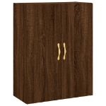 Mobili a Parete 2 pz Rovere Marrone 69,5x34x90 cm