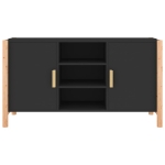 Credenza Nera 107x38x60 cm in Legno Multistrato