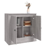 Credenza Grigio Sonoma 70x35,5x67,5 cm in Legno Multistrato