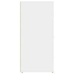 Credenza Bianca 40x33x70 cm in Legno Multistrato