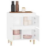 Credenza Bianca 60x35x70 cm in Legno Multistrato
