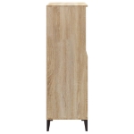 Credenza Rovere Sonoma 60x36x110 cm in Legno Multistrato