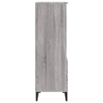 Credenza Grigio Sonoma 40x36x110 cm in Legno Multistrato