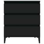 Credenza Nero 60x35x70 cm in Legno Multistrato