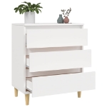 Credenza Bianca 60x35x70 cm in Legno Multistrato