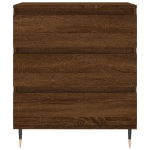 Credenza Rovere Marrone 60x35x70 cm in Legno Multistrato