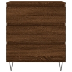 Credenza Rovere Marrone 60x35x70 cm in Legno Multistrato