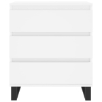 Credenza Bianca 60x35x70 cm in Legno Multistrato