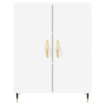 Credenza Bianca 69,5x34x90 cm in Legno Multistrato